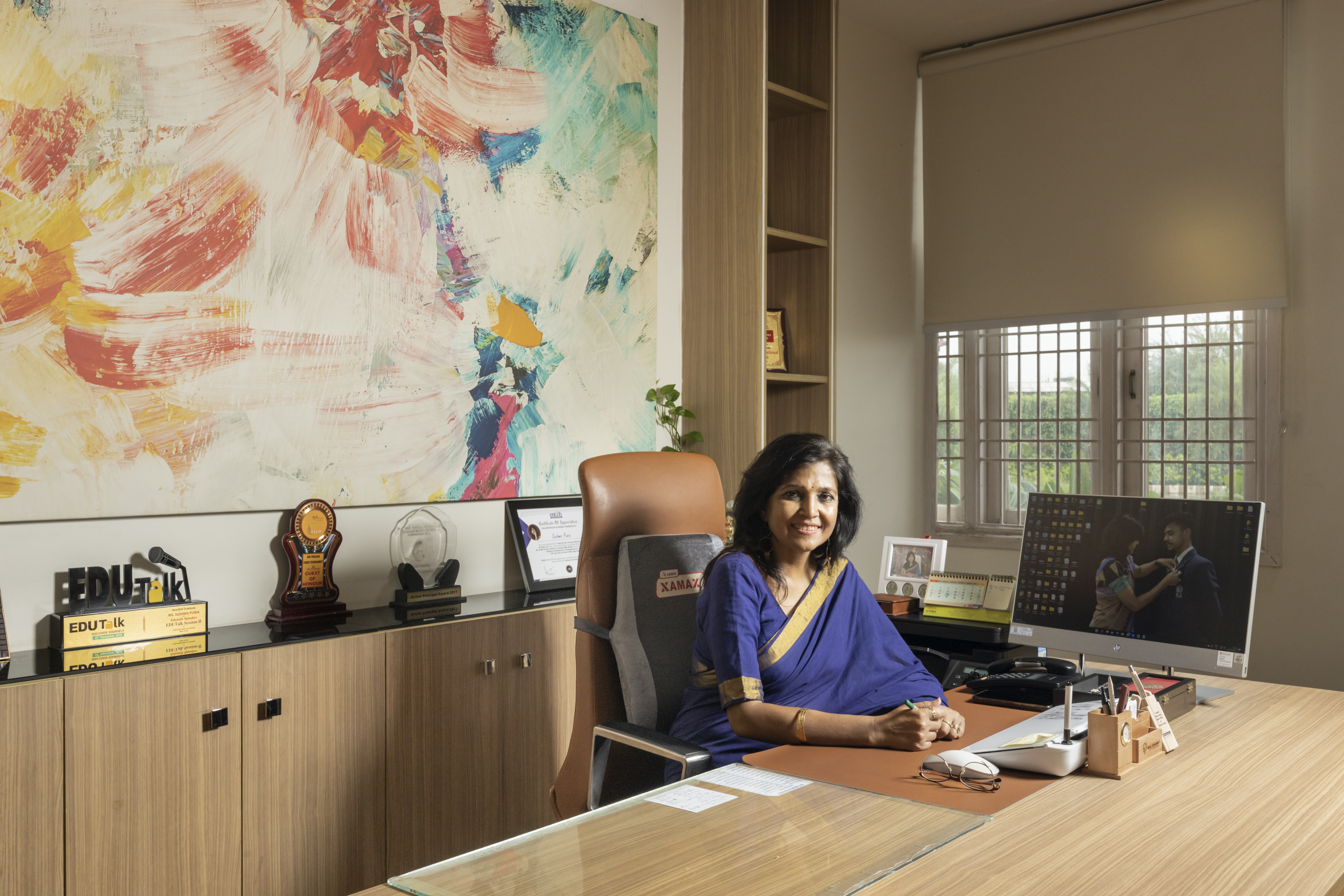 Ms Sushma Punia- Founder Principal of the BLS World School